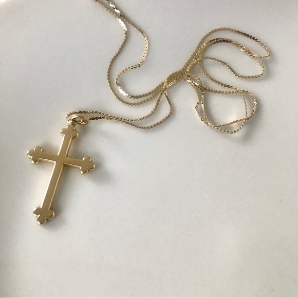 James Avery Jewelry James Avery 4k Gold Cross Necklace Poshmark